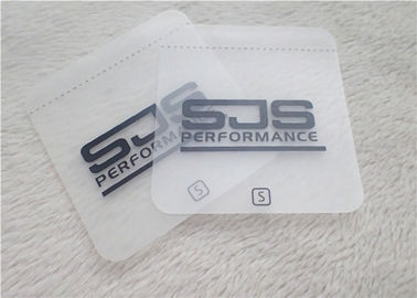 Dumb Face Scrub Trong suốt TPU Cao su Logo Patch Với các góc tròn