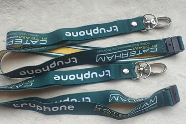 Chất liệu ruy băng mềm In khuyến mại Dây buộc bằng satin với logo tùy chỉnh