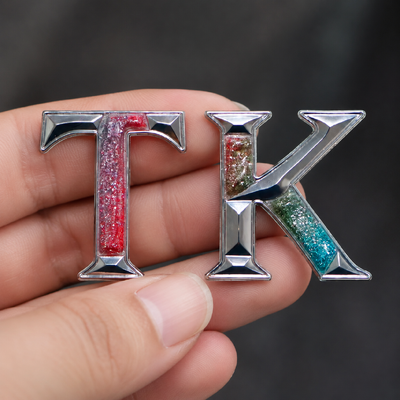 NHÃN LOGO NHIỆT TRUYỀN KIM TUYẾN 3D TÙY CHỈNH CHO QUẦN ÁO & ĐỒ THỂ THAO