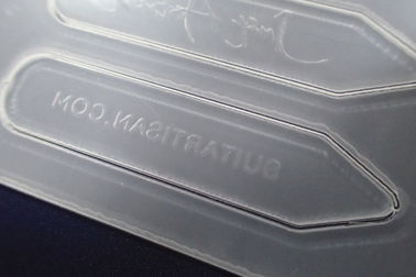 Coutom Laser Logo Quần áo Hang Tags, Thẻ acrylic trong suốt