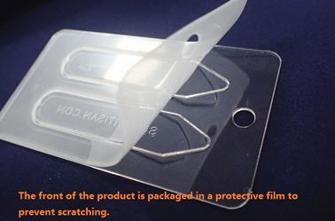 Coutom Laser Logo Quần áo Hang Tags, Thẻ acrylic trong suốt