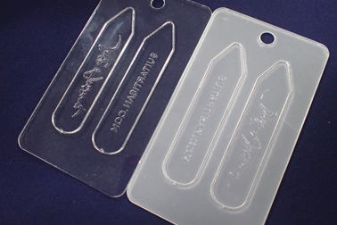 Coutom Laser Logo Quần áo Hang Tags, Thẻ acrylic trong suốt