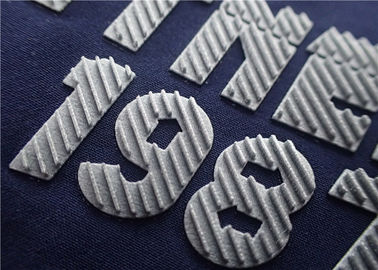 Tăng Twill Flash Bạc Bề mặt truyền nhiệt Logo Hiệu ứng ba chiều