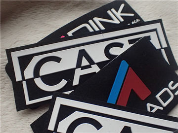 Miếng dán logo cao su silicon 3D hai màu