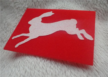 Logo ngắn đơn sắc sang trọng đổ xô cho quần áo Màu đỏ tươi