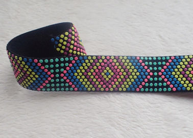 Tùy chỉnh Silicone Dots Jacquard thun Band In đầy màu sắc OEKO SGS BV