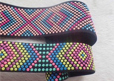 Tùy chỉnh Silicone Dots Jacquard thun Band In đầy màu sắc OEKO SGS BV
