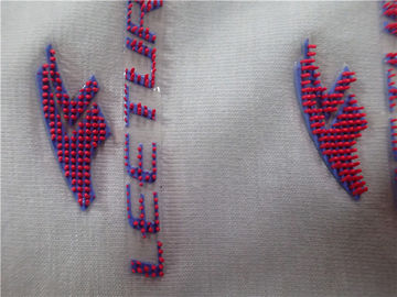 Brush Dots Silicone 3D Logo Quần áo truyền nhiệt Nhãn cao - Đàn hồi