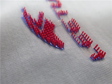 Brush Dots Silicone 3D Logo Quần áo truyền nhiệt Nhãn cao - Đàn hồi