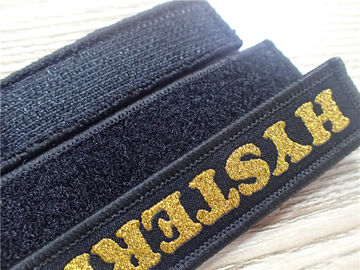 Thời trang tùy chỉnh Polyester Velcro Webbing Băng dệt cho hàng may mặc hoặc nhãn túi