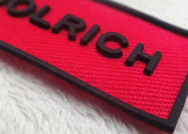 Chữ nhỏ Xóa các bản vá lỗi logo cho hàng may mặc / Bản vá đính kèm tùy chỉnh