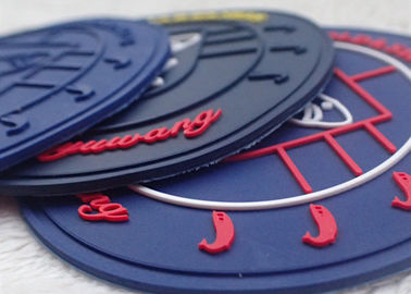 Dập nổi 3 miếng dán logo cao su cho giày / Vali OEKO SGS BV