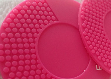 Rose Red Soft PVC Patch cho dụng cụ rửa mặt / Miếng dán silicon mềm