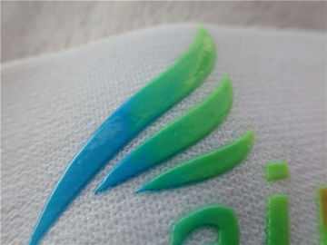 Logo in silicon đầy màu sắc sáng bóng Băng thun mềm mại không độc hại