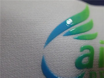 Logo in silicon đầy màu sắc sáng bóng Băng thun mềm mại không độc hại