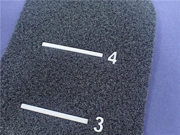 Eco - Thân thiện màu đen Velcro Móc tùy chỉnh và Vòng lặp Logo TPU Quần áo Patch