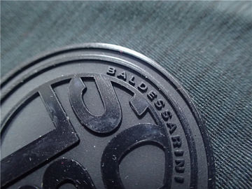 Tùy chỉnh Logo Cao su Patch / Huy hiệu Silicone tròn cho may hoặc túi
