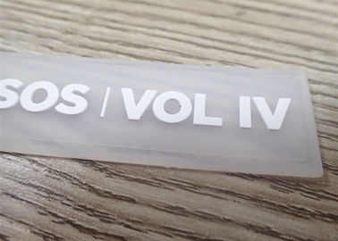 Thời trang 3d sắt trên huy hiệu miếng vá silicone vải cao su tùy chỉnh miếng vá PVC
