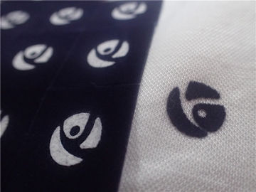 Logo ngắn màu đơn sắc sang trọng đổ xô cho quần áo Màu xanh tươi sáng