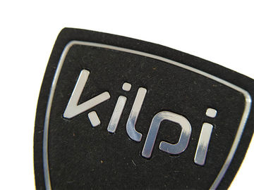 Tấm vải cao su dập nổi kim loại Logo Logo tùy chỉnh Eco - Thân thiện