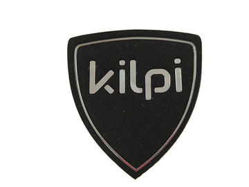 Tấm vải cao su dập nổi kim loại Logo Logo tùy chỉnh Eco - Thân thiện