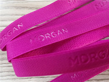 Pink Soft thun Band Thời trang cao tần 3D hoặc Logo trên Webbing cho đồ lót