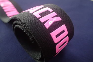 Tùy chỉnh Yoga Gym Jacquard Đàn hồi Ban nhạc Màn hình Silicon In cho Đồ lót
