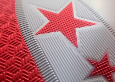 Sắt mềm trên TPU phù hiệu màn hình in lụa 3D Truyền logo nổi