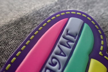 Professional Patched Custom Tpu Patch / 3D Patch Pantone Color