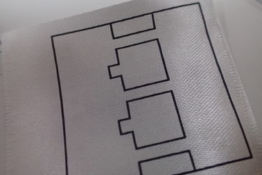In ấn màn hình có thể giặt Băng chăm sóc Quần áo dệt nhãn cho áo polo ， Áo Quần