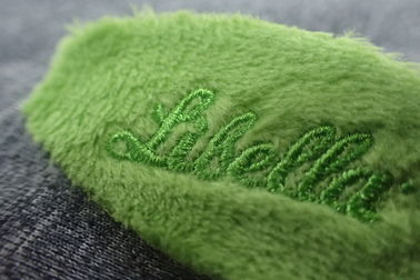 Vải nhung xanh OEM Iron On Patch Patch