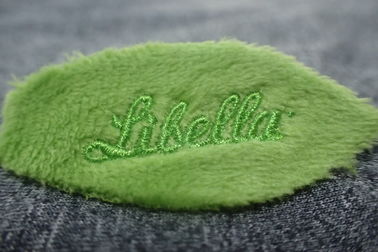 Vải nhung xanh OEM Iron On Patch Patch