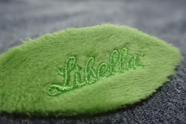 Vải nhung xanh OEM Iron On Patch Patch