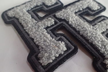100% khăn may Chenille bản vá thêu tùy chỉnh
