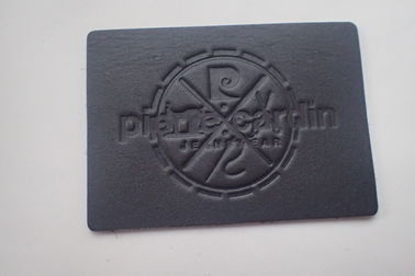 Nhà sản xuất Logo tùy chỉnh Logo Bản vá da nổi cho túi xách, cho mũ / quần áo