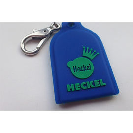 Thẻ Silicone Dog Thẻ Keychain Quà tặng Khuyến mại Cá nhân Đã Nổi bật Logo Không độc hại