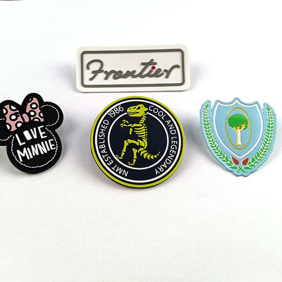 Logo 3D nổi Motif Bản vá cao su Phù hiệu PVC cho quần áo may