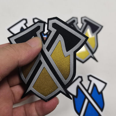 Hiệu ứng nâng cao 3d Logo thương hiệu Silicone Nhãn hiệu quần áo truyền nhiệt cho áo phông