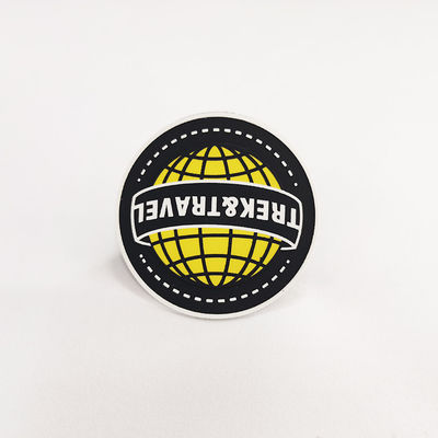 Nhãn quần áo truyền nhiệt bằng nhựa PVC OEM có logo tùy chỉnh