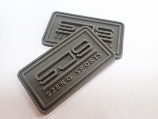Phụ kiện may mặc Quần áo in nổi Logo cao su tùy chỉnh Nhãn PVC Patch