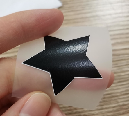 Nhãn in 3D quần áo Truyền nhiệt silicone với kỹ thuật dập nổi
