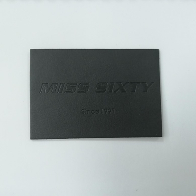 Nhãn có thể giặt được Bản vá da nổi Da lộn Microfiber PU