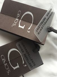 Đa chức năng Vintage Luaggage / Quần áo Hang Tags Với Plastic Card