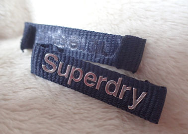 Superdry 3D High Frequency Silver Logo Quần áo cổ Nhãn hiệu Đối với Jacket