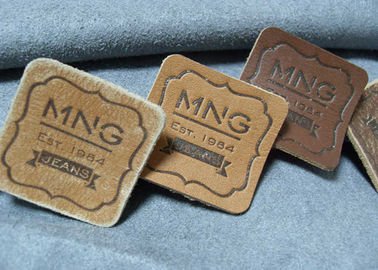 Chất lượng cao Logo tùy chỉnh được dập nổi Nhãn da thật Bản vá cho quần jean và túi