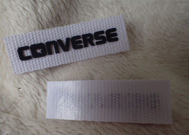 Converse 3D Silicone Logo Phù hiệu Đen mềm cho Quần áo Nhãn Cổ