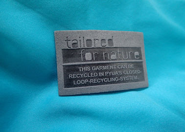 OEM Jeans Da Label Tuỳ chỉnh in da nhăn Patch