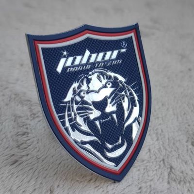 Nhãn chuyển nhiệt Tpu bạc 3D cho quần áo có thể giặt