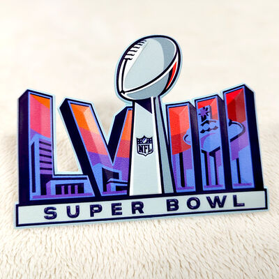Miếng dán TPU tần số cao tùy chỉnh - Biểu tượng thể thao Super Bowl LVIII cho quần áo