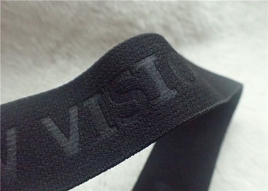 Cao tần Jacquard Đàn hồi ban nhạc nổi Logo tùy chỉnh cho may mặc